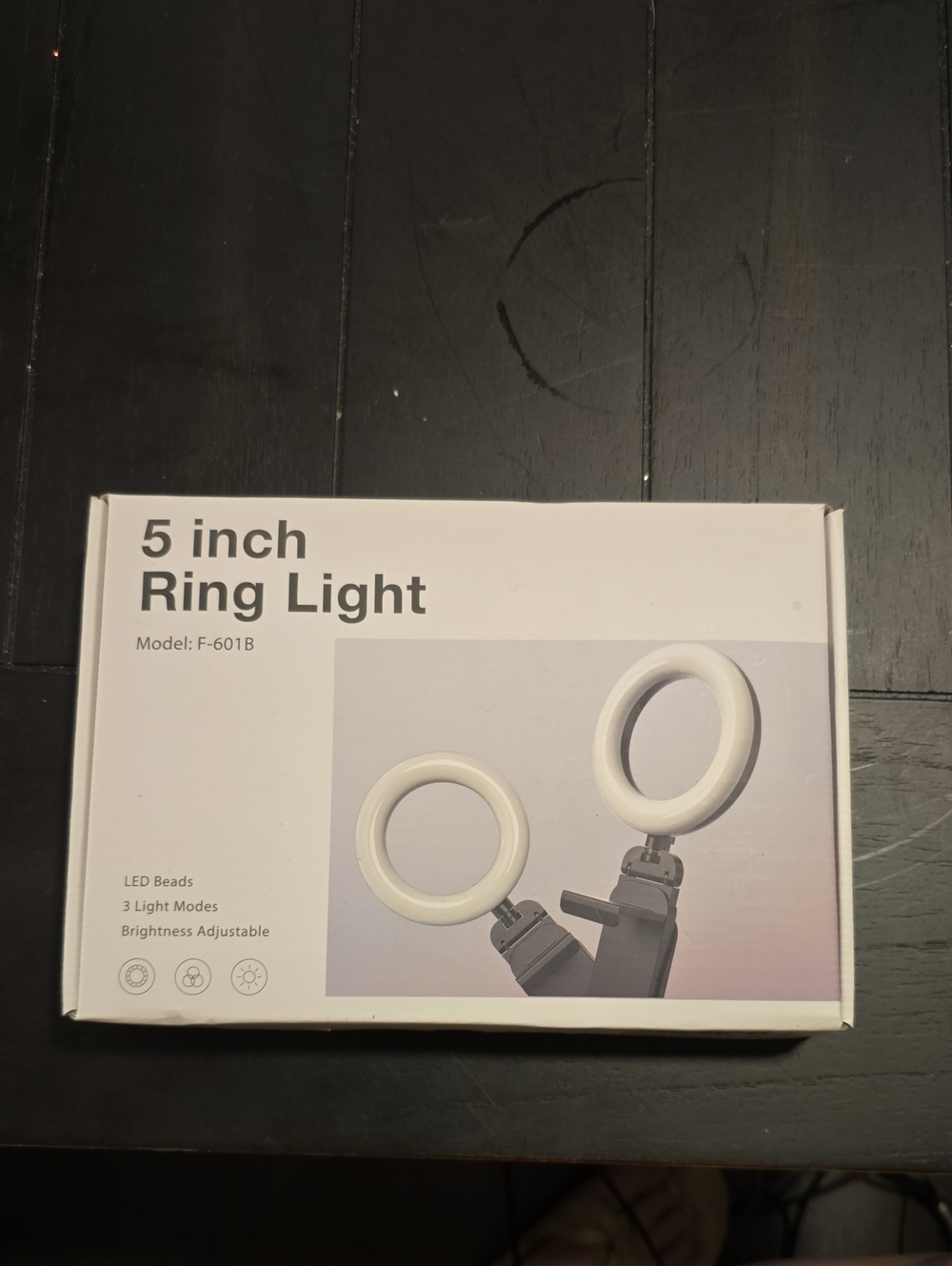 NWB 5 Inch White Ring Light Laptop Monitor Clip-on Model: F-601B